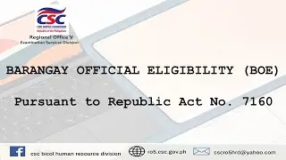 SPELS: On Point for Local Officials  - Barangay Official Eligibility