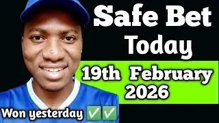 FOOTBALL PREDICTIONS TODAY 19/02/2026  SOCCER PREDICTIONS TODAY | BETTING TIPS, #footballpredictions