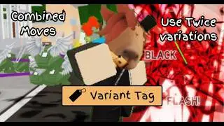 *VARIANT TAG* How to make USE TWICE variants and COMBINED MOVES in JJS SKILLBUILDER