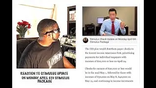 REACTION TO STIMULUS UPDATE ON MONDAY APRIL 6TH STIMULUS PACKAGE