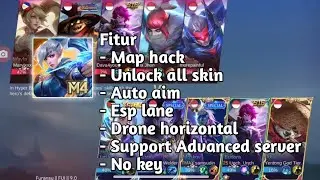 MOBILE LEGENDS MOD MENU MAP H4CK, UNLOCK ALL SKIN