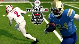 NCAA Football 16 | SMU at #22 UCLA | Crazy Deion Sanders Jr. Gameplay!
