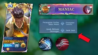 SETTTINGAN KONTROL BRUNO TERBARU + MANIAC LAWAN BANE GOLDLANE!
