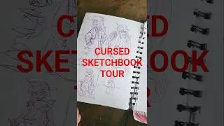 Scuffed Sketchbook Tour (i dropkicked it like 5 times) #art #sketchbook #oc #deltarune