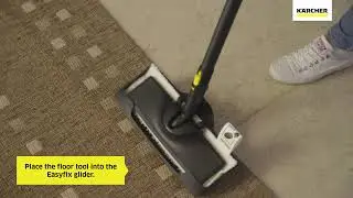 How do I use my carpet glider attachment on my K&auml;rcher Steam Cleaner? | K&auml;rcher UK