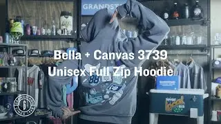Bella + Canvas 3739 Zip Hoodie