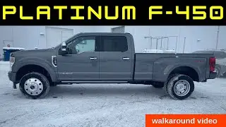 2022 Ford F-450 Platinum walk around video D13