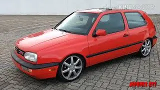 Meu golf mk3 - golf GTI 1994 vermelho/ rodas Berlim perfil 195/40R17 suspensão fixa | Japones GTI