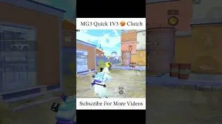 Quick 1V3 Clutch With MG3 🥵 #bgmi #pubgmobile #shorts #shortvideo #soygaming
