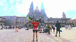 15. LLEGADA A LA CATEDRAL DE SANTIAGO DE COMPOSTELA. DESDE RIOTINTO CON LA CUNA DEL FÚTBOL ESPAÑOL