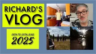 Midsummer Morris Dancing,Old Home Movies of my Childhood, Walking Every Day-Richard's Vlog 18-25 Jun