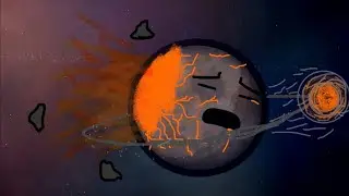 ￼All phases of the Earth. The aftermath of the Theia crash. #Solarballs ￼￼