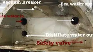 Fresh water generator plates cleaning