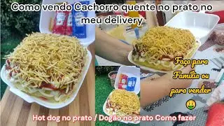 Dogão no prato - Dogueria em casa delivery