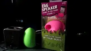 iHip Baby Pink Silicone Egg Amplifier Speaker Stand for Apple iPhone 5
