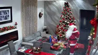 Babbo Natale scoperto a consegnare i regali a casa nostra! 