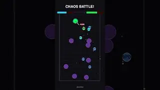 CHAOS BATTLE - WHO CAN ESCAPE IT FIRST? #simulation #physics #asmr