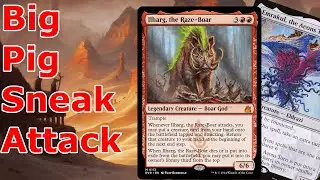 I GOT BOAR'D WITH SHOW AND TELL!  Big Pig Sneak Attack (Legacy MTG)
