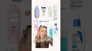 Favorite Acne Safe Sunscreens #summerskincare #sunscreen #skincaretips #skincare