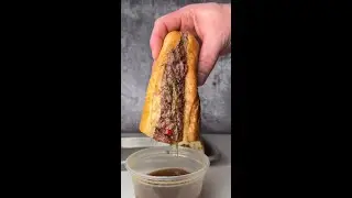 Smoked Italian Beef Sandwich Recipe on the Kamado Joe