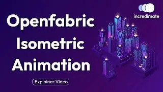 Openfabric Isometric Animation | Explainer video | Incredimate Studio | #explainervideo #2d