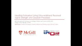 Heading Estimation Using Ultra-wideband Received Signal Strength and Gaussian Processes