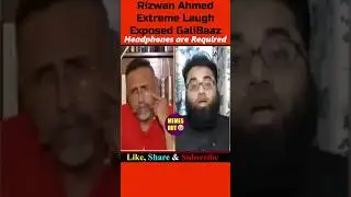 Rizwan Ahmad extreme laugh exposed Gaalibaaz 😂 #shorts #debate