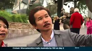 Xu Hongfei Chinese Art ABC News Breakfast