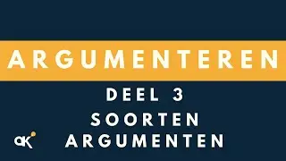 Argumenteren: soorten argumenten (3/4)