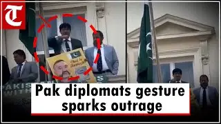 Indian, Pakistani protesters face off in London; Pak diplomatic official makes threatening gestures