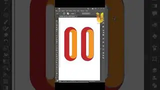 Modern 3D H logo design | Adobe illustrator tutorial #shorts #Logo #viral