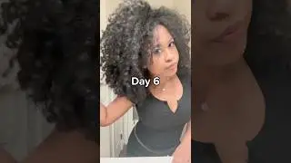 4a hair through the week!  #4ahair #curlyhair #haircare #washday