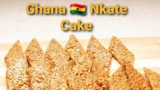 How To make Ghana 🇬🇭 Nkate Cake/Peanut Brittles Recipe