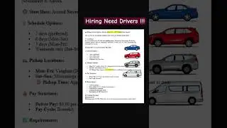 Job Alert ‼️ Drivers Needed  GTA  area !!!  Text me through WhatsApp