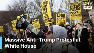 Massive Anti-Trump Protest Outside White House Against US Military Operation in Venezuela | AC1G