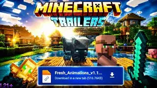 Minecraft PE Fresh Animation Texture Pack For MCPE 🔥 | Minecraft 1.21+