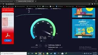 Jio Fiber @699 plan | 100mbps | Speed Test | Ookla