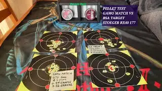 Тест пуль BSA Target против Gamo Match 177 Stoeger RX 40 #2025 #пневматическое ружьё #пулемет #пн...