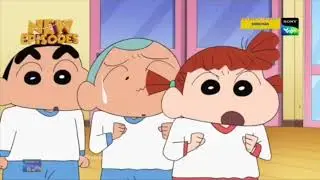 Shinchan new episode robot canteen and masao's frog jump video #shinchan #video