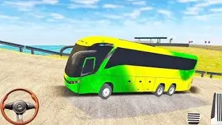 Coach Bus Simulator India Offroad Driving Bus Game Simulator Wheel Games Gameplay Video Part 5