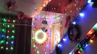 baby joy at seeing Christmas lights