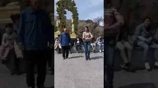 Amazing Old Man Shuffling In CHINA