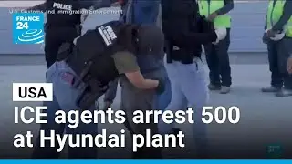 US ICE agents arrest of nearly 500 at Hyundai plant sparks tensions with South Korea &bull; FRANCE 24