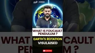 What is Foucault Pendulum? 🌍 | Earth's Rotation Visualised | Mind-Blowing Experiment #shorts
