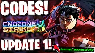 🏈*GUTS* ALL BRAND NEW UPDATE 1 CODES FOR ENDZONE: STRIKE! ROBLOX ENDZONE STRIKE CODES