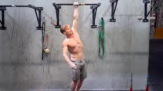Doing 50 one arm pull-ups at the end of a session!
