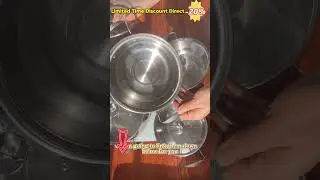 Stainless steel cookware set for your kitchen #fok #homegoods