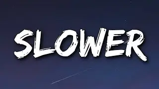 Tate McRae - slower (Lyrics)