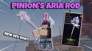 Obtaining The PINION'S ARIA ROD In Roblox Fisch! (Star Rails Rod!?!)