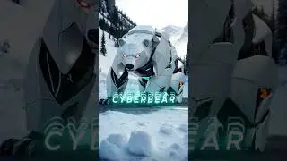 Polar Bear Vs Tesla Cybertuck Animal Fusion #polarbear #tesla #cybertruck